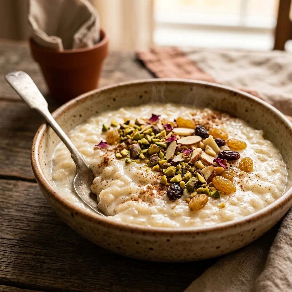 أرز بلبن