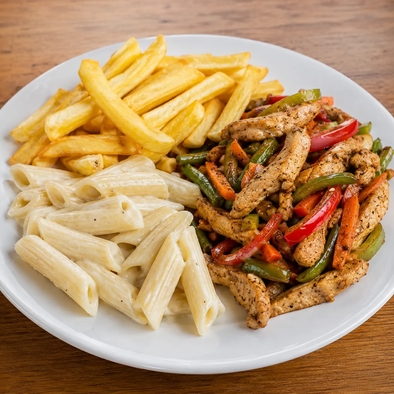 فراخ فيجيتار + بطاطس + مكرونة