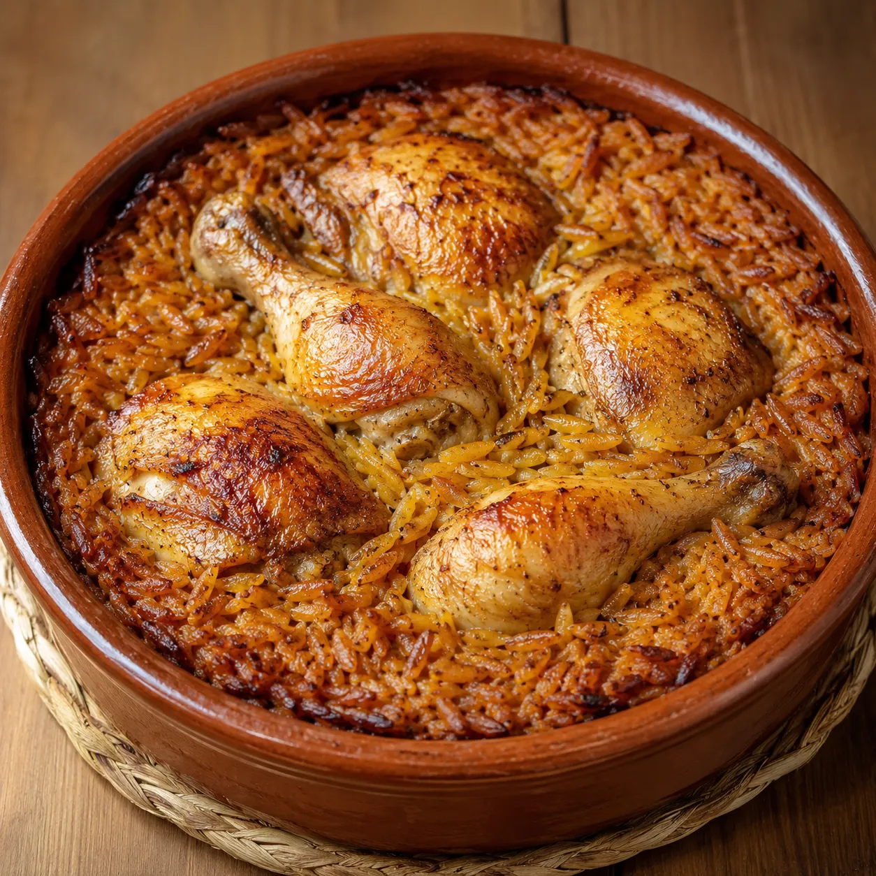 طاجن لسان عصفور + فراخ